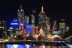 Melbourne CBD Night View